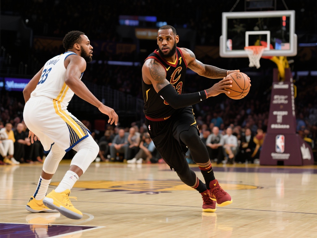 詹姆斯火力全开霸气上篮强势得分 詹姆斯的得分模式并非单纯依赖体能和技术。